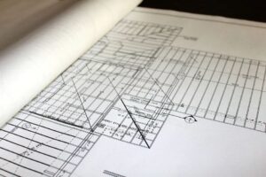 Plan technique d’un projet architectural, illustrant l’intégration de l’ergonomie dès la phase de conception