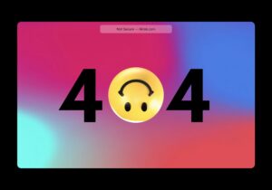 Illustration d’une erreur 404 avec smiley retourné, symbolisant les erreurs à éviter lors d’une formation QVCT
