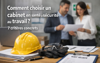 Comment choisir un cabinet en santé et sécurité au travail ? 7 critères concrets