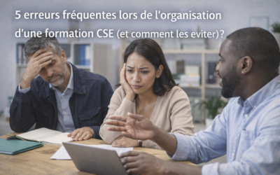 5 erreurs fréquentes lors de l’organisation d’une formation CSE (et comment les éviter) ?