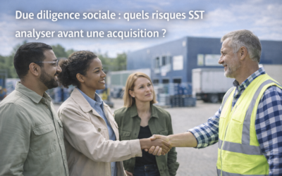 Due diligence sociale et analyse des risques SST avant une acquisition d’entreprise