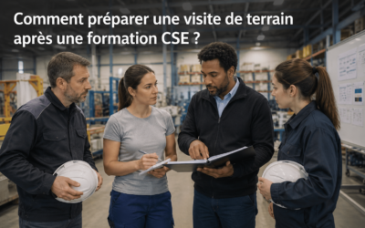 Comment préparer une visite de terrain après une formation CSE ?