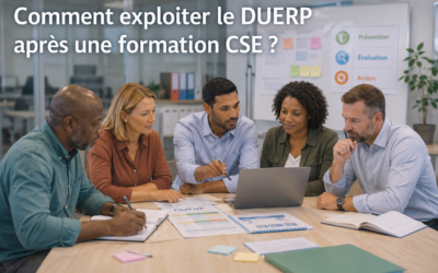 Comment exploiter le DUERP après une formation CSE ?