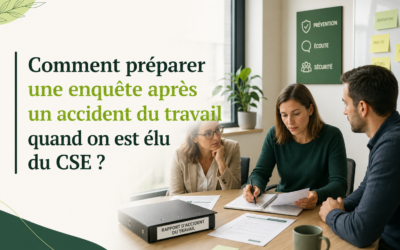 Comment préparer une enquête après un accident du travail quand on est élu du CSE ?